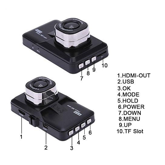 1080P Dash Cam with G-Sensor
