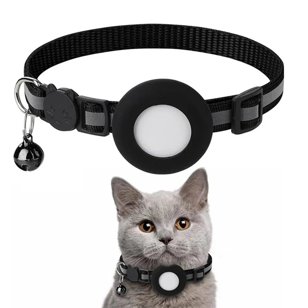 Cat Collar with Airtag Case