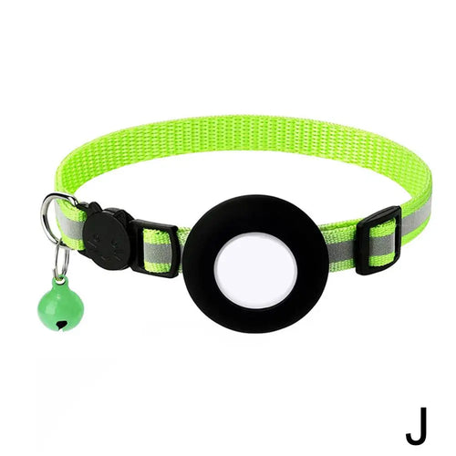 Cat Collar with Airtag Case