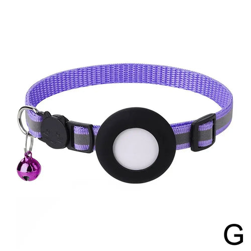 Cat Collar with Airtag Case