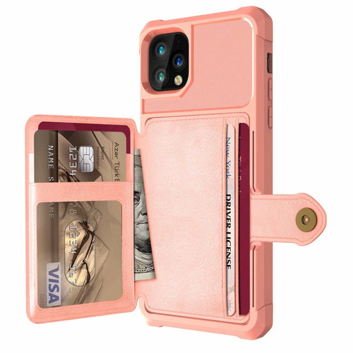 Magnetic Leather Wallet iPhone Case