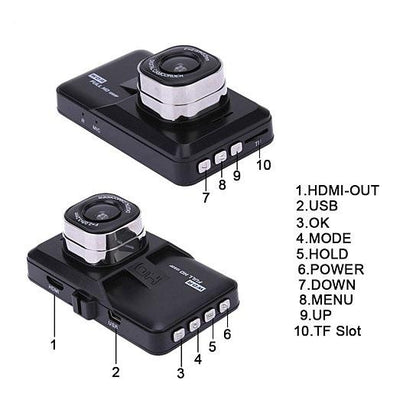1080P Dash Cam with G-Sensor