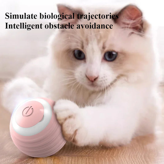 Interactive 360° Rotating Cat Toy Ball