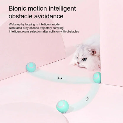 Interactive 360° Rotating Cat Toy Ball